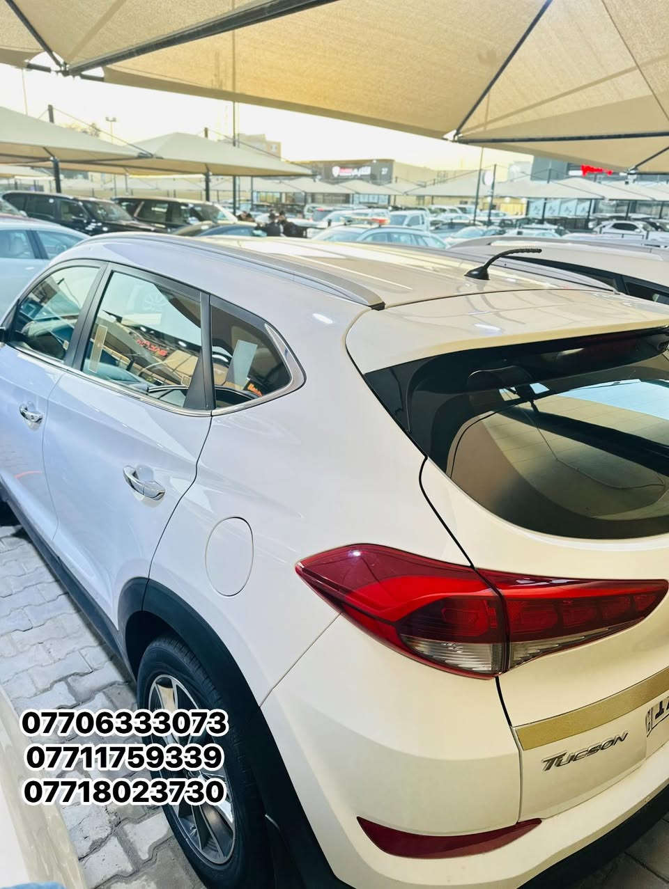 من ((معرض السراج المنير لتجارة السيارات الحديثة))
تحية حب وود وأحترام لكم جميعاً أخوانة الأعزاء 
هونداي توسان موديل 2018 كفالة عامة وارد خليجي 
بأسعار تنافسية 🔥✨🔥 وأيضاً متوفر نظام الاقساط بدون كفيل 
العنوان كربلاء المقدسة مدينة معارض كربلاء النموذجية تسلسل ورقم المعرض 7 في تريد ان تزود حالك بمعلومات اخرى عن السيارة او معرضنا يفضل ان تشرفنا للمعرض او تتواصل ويانه عبر الأرقام في الأسفل 👇 
***********
***********
***********
#بيع______شراء______وتبديل #اقساط #كربلاء #سيارات #اكسبلور #توسان #هونداي
