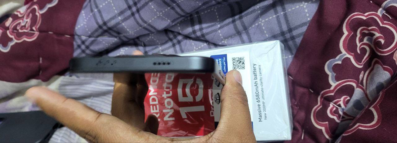 موبايل جديد ريدمي نوت ١٥ برو فايف جي صاله اربع ايام من أخذته ب٤٢٠
ذاكره ٢٥٦ رام ١٢ أعلى شي بي رايده ب٣٧٠وبي مجال قليل أو مراوس بالتره مكاني بابل الحمزه ماعندي توصيل


**إذا كنت صاحب هذا الإعلان وتريد حذفه لأي سبب، رجاءا أرسل رسالة إلى الدعم الفني**