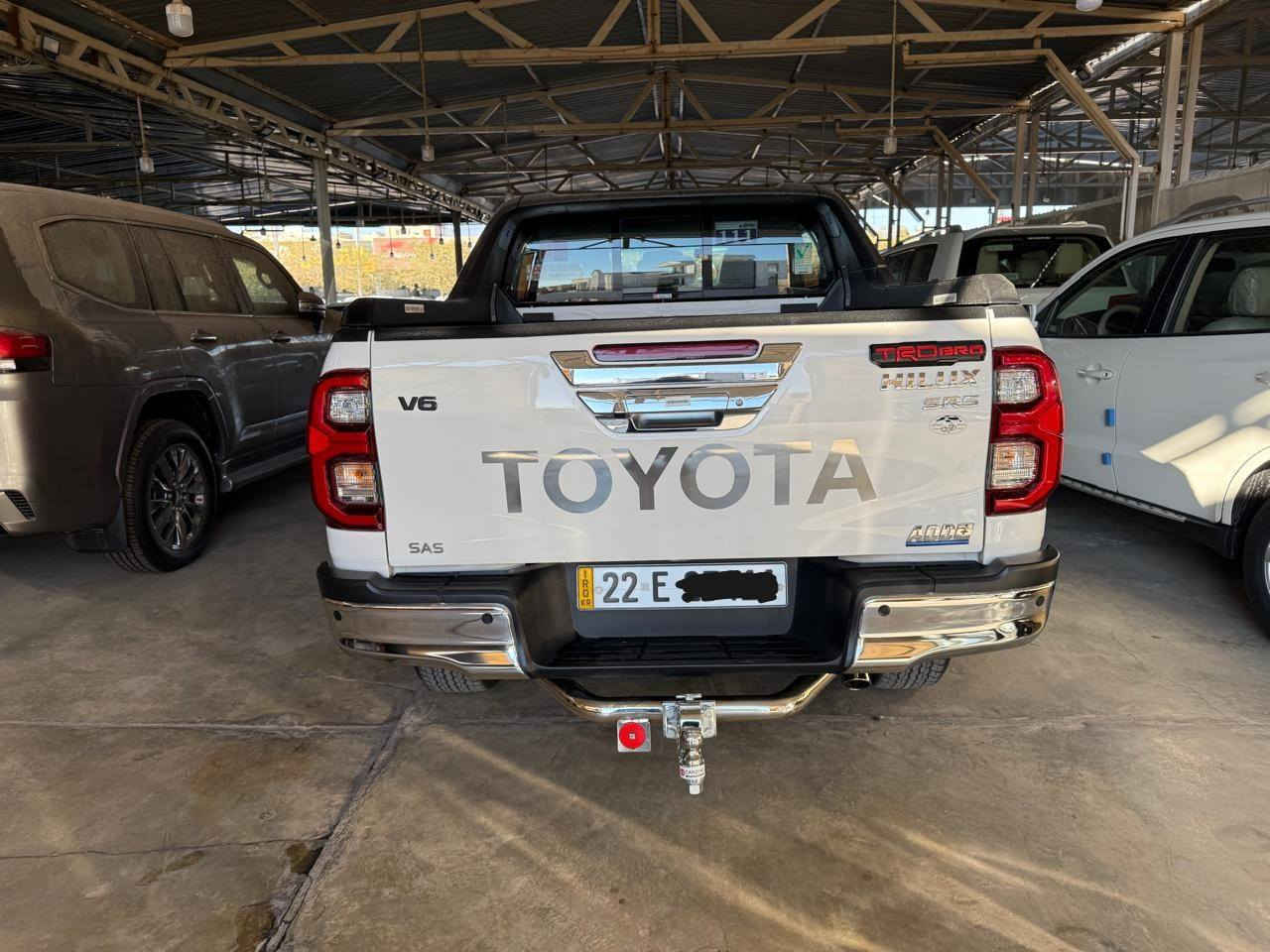 هايلوكس 2023 V6 TRD
ماشي 31 الف
رقم أربيل 
سياره فول
شركه ساز
سياره مكفول من ضربه وصبغ تاخذ شرط فحص
سعر 380& وبيها مجال
مكان كركوك
رقم موبايل ***********
