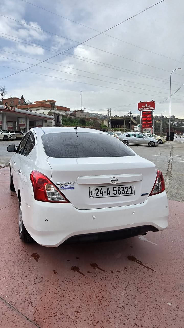 نیسان سەنی،
مودێل 2016، بێ دەعم بێ سبخ
،ڕەقەم وسەنەوی جدید،
تحویل بشەرت، 
غرامە: 80000 دێ ژسعرێ ئێنە خوار
ڕەنگ سپی،تبرید،حساس وکامیرە،
سعر :  105 وەرەقە و مجال 
ژمارا تلەفون: ***********
