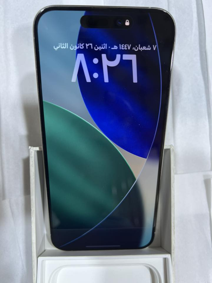 ايفون 15 برو ماكس ذاكرة 256
بطارية 87 ماستر مكفول من كلشي الجهاز جديد كلش 
كامل ملحقاته 
السعر 1.100وبي مجال 
مكانه بابل المحاويل 
***********
