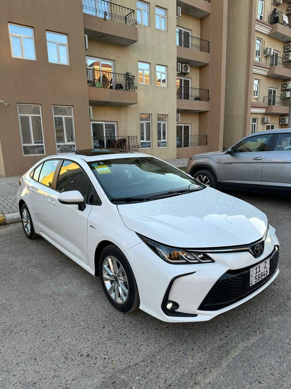 كورلا هايبرد 2024  شكل الخليجي 
ماشية 14 الف سيارة جديدة اخت الزيرو  
باسمي شخصياً 
سلايد رووف 
رادار
 بصمه
دشبول ديجيتال 
كشنات جلد احمر بلادي 
كاميرا دوارة  
تبريد شاشة
قطعتين تبريد
هاند بريك كهرباء 
نظام مانع الانزلاق 
اوتو هولد Auto Hold 
اشارة في المرايا الجانبية
بيها فقط بارد بهلال عله كد شبر ومكحل بكارت باقي كفاله شركه 

مكاني بغداد العامريه او السيديه
سعر 144 وبيها مجال قليل
***********
