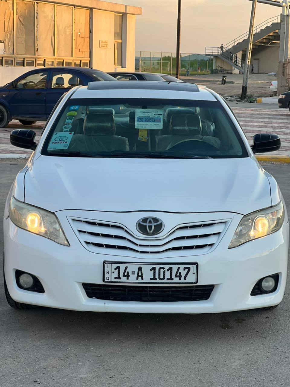 السلام عليكم
السعر((95))وبيه مجال
***********
للبيع كامري 2009 خليجي فول مواصفات اعلى فئه GLX  مكفوله كفاله عامه ضربه وكص قطعتين صبغ  .رقم بصره نكليزي سنويه ل 30 .مكينه وكير 2400مكفولات لاتبخير ولا تنقيص  حداديه جديده تخم تاير جديد  سياره جديده وجاهزه
مكاني ناصريه مركز. ناصرية, ذي قار
