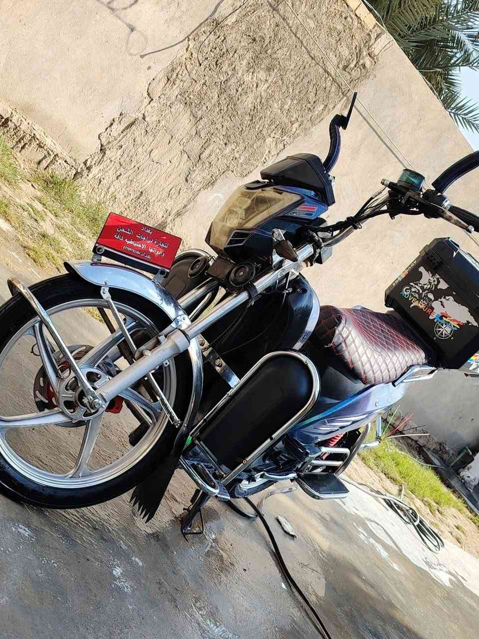 ماطور للبيع  موديل 2023 بطاريات فول قبل 3 ايام شديتهن كلشي شقال السكن الانبار الفلوجه *********** السعر 475 وبيه مجال
