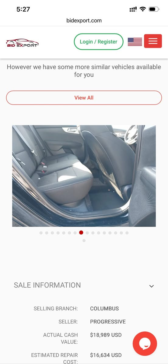 KIA forte
2024
مواصفات LXS
السيارة كاتي تترقم دهوك مع امكانية تحويل المنفسيت ( على المشتري )
ماشية 19 الف كيلومتر 
حادثها :- بدون حادث فقط سرقة  قطعتين بخ لان تبدلو ما لكيت نفس ال لون 
السيارة جديدة كلش 
السعر 154$ مجال جداً بسيط


**إذا كنت صاحب هذا الإعلان وتريد حذفه لأي سبب، رجاءا أرسل رسالة إلى الدعم الفني**