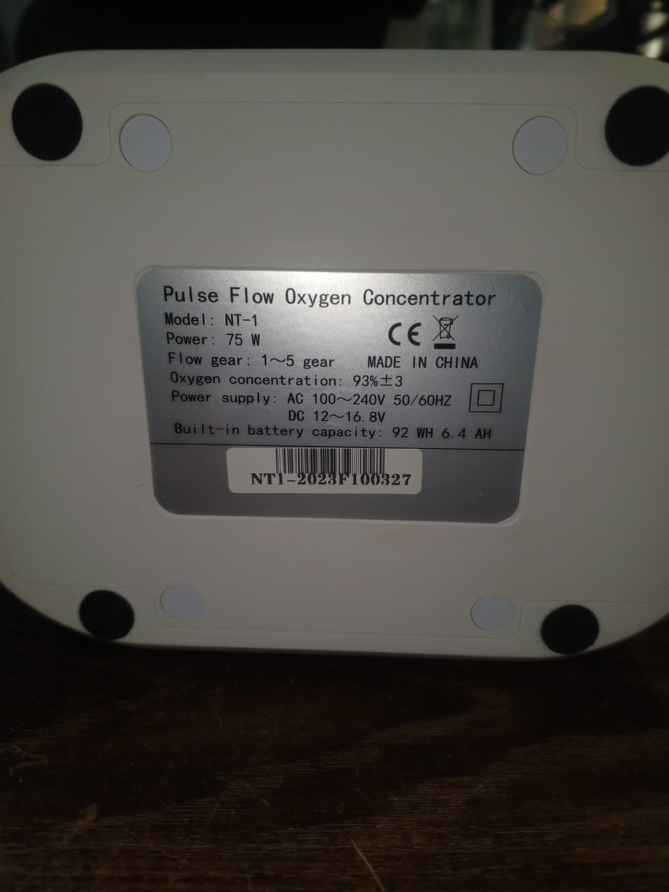 نظافة 95%

جهاز مولد اوكسجين 3 لتر و5 لتر المحمول شحن
المنشأ اوربي من شركة Varon 

يحتوي ع حساسات تشبع الاوكسجين للشخص المريض يتم فصل الجهاز عند تشبع الدم بالاوكسجين وكثير من المميزات التي يحتاجها المريض

يعمل بنظام الشحن عن طريق شحن البطارية الخاصة به او شحنه عن طريقة منفذ الجداحة في السيارة..


**إذا كنت صاحب هذا الإعلان وتريد حذفه لأي سبب، رجاءا أرسل رسالة إلى الدعم الفني**