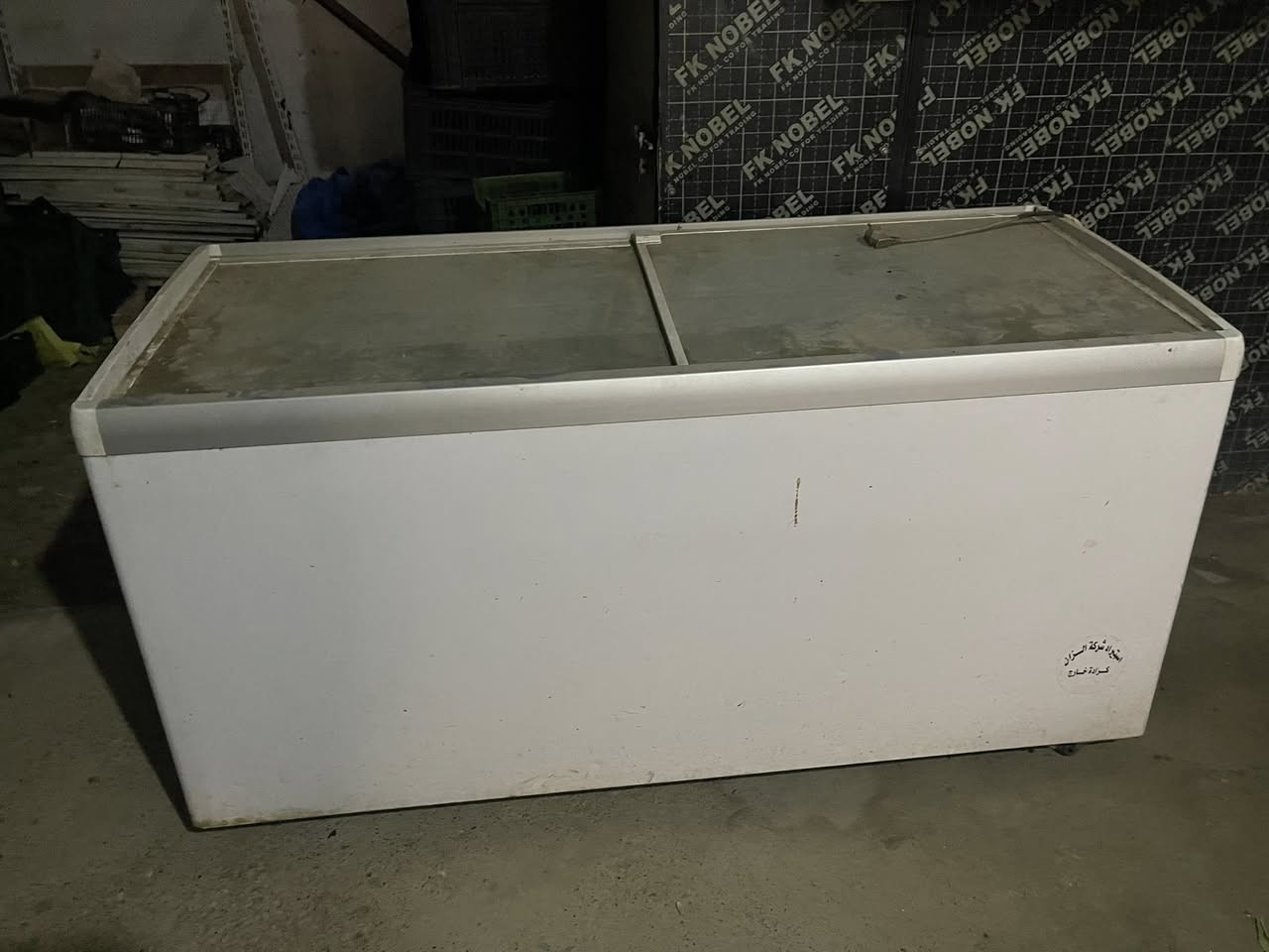 سلام عليكم مجمده حجم وسط صناعه عتقد تركيه
سعر٤٠٠بيه مجال شي قليل
عنوان بغداد شعب حي بساتين
رقم ***********
