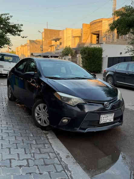 تويوتا كورولا ٢٠١٦
وارد امريكي ماشية ٧٥ الف ميل
مرقم بغداد 
حادثها باب خلفي وتعديل بالجاملغ الامامي الايمن كما موضح في السونار 
السيارة جاهزة طخم تاير جديد
محرك نظيف تبريد مميز
للاتصال واتس اب ***********
بغداد / الاعظمية
السعر ١٢٥٠٠$
