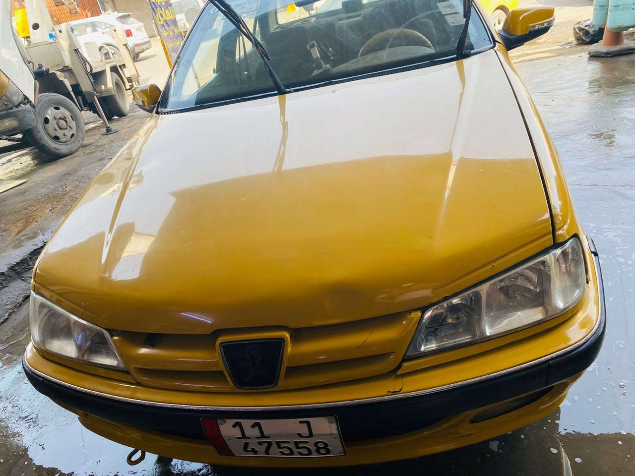 سلام عليكم بيجوي بارص السياره مكفوله من كلشي كير ومكينه تبريد تدفئه مصفره هيئه وغرامات رقم بغداد انكليزي تحويل ثاني يوم مكاني الدوره رقم ***********بي وتساب
