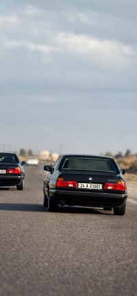 بي ام 735i   موديل 1992   بلاديه بس مصبوغه   تحويل مباشر   كير محرك حد...