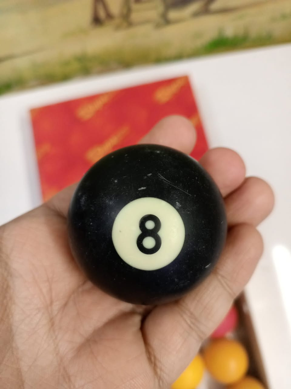 14 كرة بليارد قديمة سعرهم 20 الف
بالة انكليزي
.
#شلعة


**إذا كنت صاحب هذا الإعلان وتريد حذفه لأي سبب، رجاءا أرسل رسالة إلى الدعم الفني**