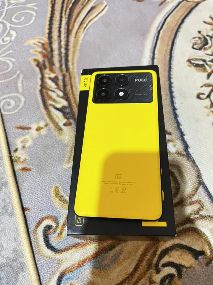 سلام عليكم جهاز البيع POCO X6 Pro 5Gذكراه 512جهاز 120فريم بل بوبجي جهاز نضيف ملحقاته وياه ￼ استخدام شخصي كلشي مابدل بيه جهاز مكفول رقم الهاتف *********** ￼

