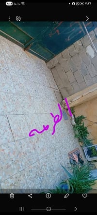 مشتمل مساحه 75 متر في الزعفرانيه ملك صرف طابق واحد بناء عقاده نظيف مثل...