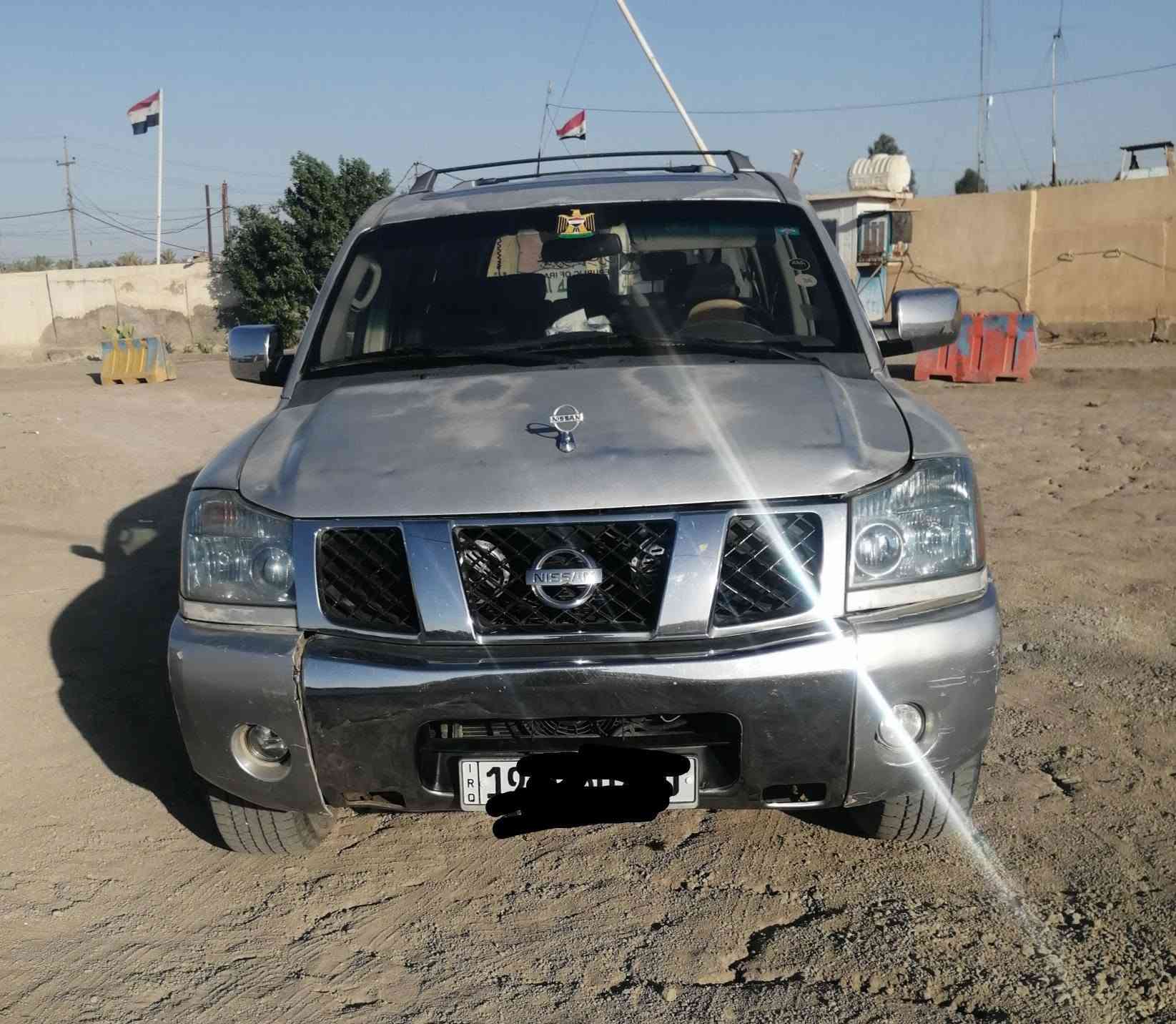 للبيع سيارة نيسان ارماده رقم كربلاء انكليزي سنويه  ٢٠٣٠ موديل ٢٠٠٧ سيارة جاهزة تبرد شغال محرك ٨  السعر ٨٥ ورقة الاتصال ***********
