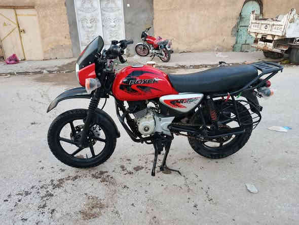 للبيع بوكسر جبلي مديل 2022 دراجة فول نضافه أوراق اصولي وكيله علي عنجور بسمي جاهزه مجهزه كهربائيات كلها شغاله مكان نجف سعر مليون و 150 و بيها مجال 
***********
