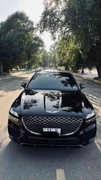 جنسيز gv70  لون اسود سبورت بلاس برستيج محرك 6 سلندر 3500 تون توربو فول...