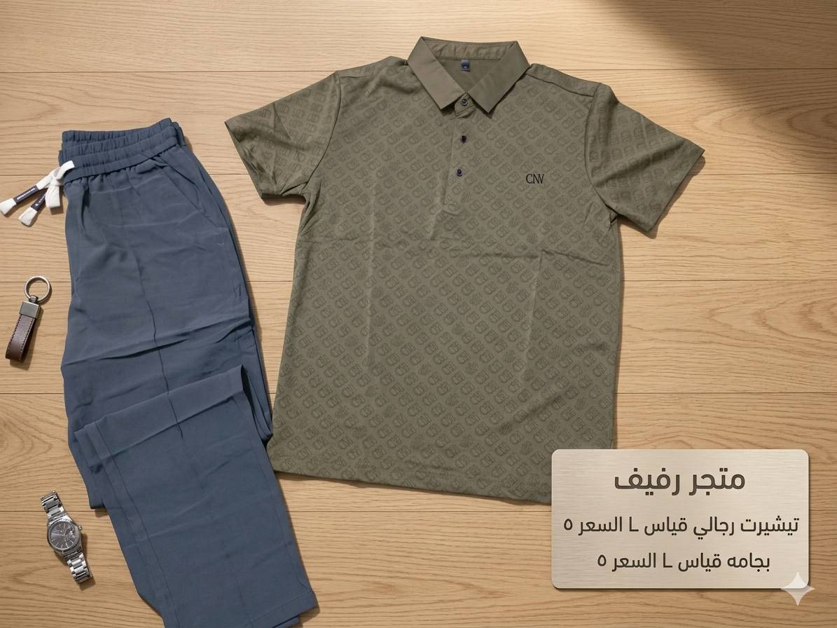 #ملابس_رجالي
شحاطات رجالي 
معطرات 
ساعات 

عنوان المحل الورديه خارج قرب معمل ابو كيره شارع البصاروه 
البيج الاول متجر رفيف 
الثاني رفيف رفيف للتسوق 
توصيل داخل الحله 3000 محافظات 5000
#ملاحظه
بالحقيقه نفس صوره بضبط  وهذه تصويرنا


**إذا كنت صاحب هذا الإعلان وتريد حذفه لأي سبب، رجاءا أرسل رسالة إلى الدعم الفني**