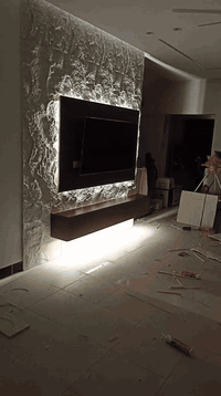 كركوك • سقف مغربي • جدار تلفزيون