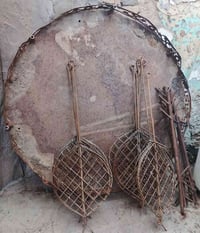 شوايه سمج جگر كبيره وزن ثقيل العرض 140سم مثل ما موضح بالصوره مع 8 شواي...