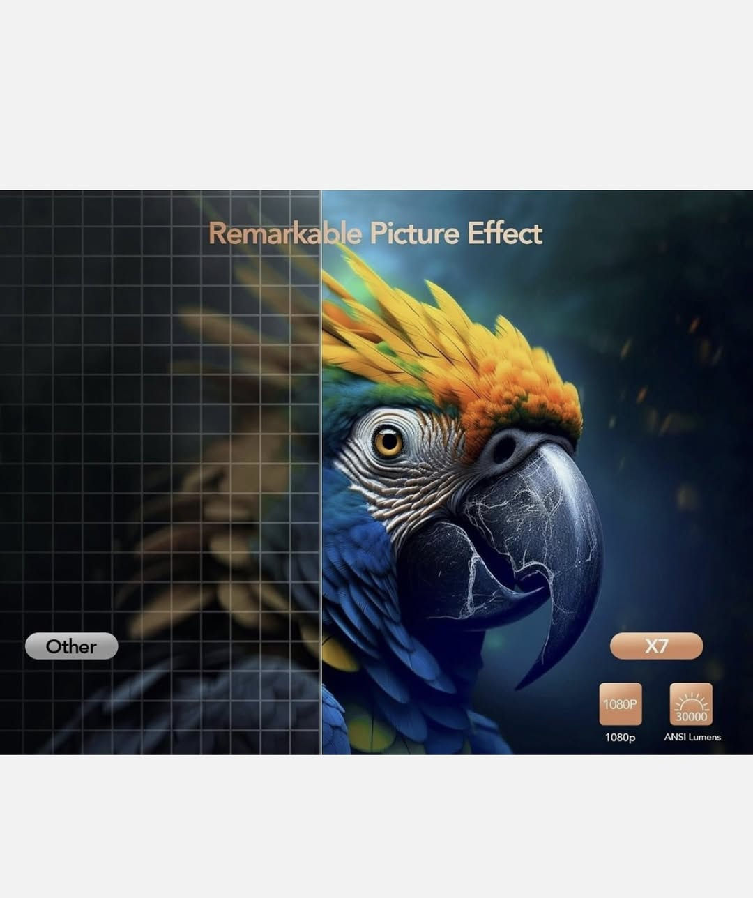 بروجكتر أوروبي جديد – TOPTRO X7 🎥

يتوفر لدينا بروجكتر مميز من ماركة TOPTRO الأوروبية موديل X7، بجودة عالية وتصميم أنيق، مناسب للبيت، مشاهدة الأفلام، والألعاب.

المواصفات والمميزات:
• يدعم جودة عرض عالية HD مع دعم 4K
• صورة كبيرة وواضحة مناسبة للسينما المنزلية
• صوت مدمج قوي ونقي
• منافذ متعددة مثل HDMI و USB لربط الأجهزة بسهولة
• يمكن ربطه مع الموبايل واللاب توب وأجهزة الألعاب
• استهلاك طاقة منخفض وعمر عدسة طويل
• تصميم حديث وخفيف سهل الحمل

📦 الجهاز جديد وأصلي أوروبي
💰 متوفر بسعر مناسب
📩 للحجز أو الاستفسار راسلنا على الخاص أو واتساب: ***********

