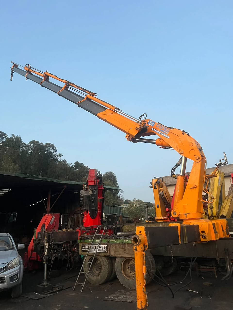 28ton COPMA 600 crane Five-section hydraulic expansion plus one-section manual connection


**إذا كنت صاحب هذا الإعلان وتريد حذفه لأي سبب، رجاءا أرسل رسالة إلى الدعم الفني**