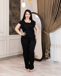 تراك نسائي • خامة زبدة • فري سايز ٨٠ كيلو