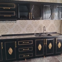 مطبخ ملكي • سنك بيانو كبير • ميني بار ٢٫٥م