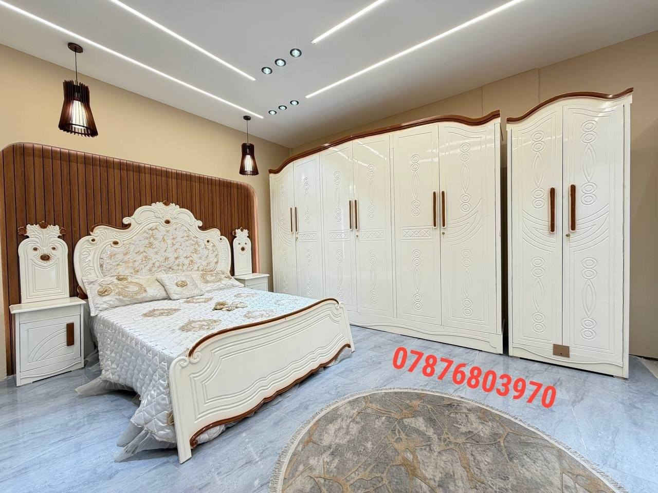 موديل جديد ومميز 🆕
......***********......☎️

توفر للحجز والتوصيل المباشر 

شغل عراقي نجاره تصميم تركي 
جميع متاجرنا ترحب بكم 💚 
غرف صاج عراقيه  تصميم تركي مميز 
وفرنا لكم مجموعه من الموديلات ✨
الغرف الصاج ✨ 

شغل وصبغ من اجود اعمالنا وباسعار مختلفه
غرفة اخشاب مكونات الغرفه
١/ كنتور
٢ /ميز مرايه
٣/ ميز بلازمه
٤ /زاويه كنتورية
٥ /سرير
٦/ تاج الجربايه
٧/ ناصي جربايه
٨/ قواعد جربايه
٩/ كومديات عدد٢ 

#الاضافات. شازلون مقعد /
شازلون مخزن/
دواشك طبية درجه اولى ضمان خمس سنوات استبدال/ 

ويانه غير طلبك يوصل لباب البيت باسرع وقت  سارع للحجز 

☎️للطلب والاستفسار يرجئ ارسال صوره الموديل و مراسلة الصفحة او عبر واتساب
***********
