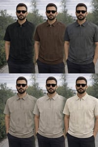 تيشيرت رجالي • خامة حجري ناعم • قياس XL-4XL