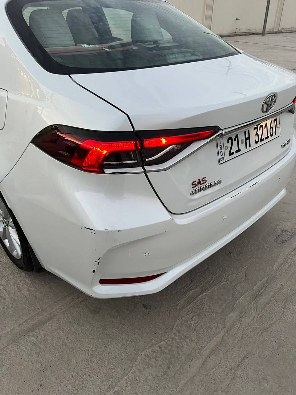 للبيع كورولا ساز خليجي موديل 2022
محرك 1.8
ماشية 59 ألف كيلو متر 
البنيد  مبدل بالشركة
بيها حالوب وشخوط مثل ما موضح بالصور
*********** للاستفسار الاتصال على الرقم
