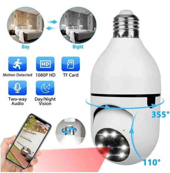 كاميرا مراقبة ذكية بزاوية دوران 360°
توفر مراقبة شاملة بدقة عالية وتغطية كاملة للمكان بفضل إمكانية الدوران الأفقي والعمودي

تدعم الاتصال عبر شبكة الواي فاي للتحكم والمراقبة عن بُعد من خلال تطبيق الهاتف

مزودة بخاصية التصوير الليلي لرؤية واضحة حتى في الظلام

تدعم التكبير، التصغير، والإمالة لتحديد أدق التفاصيل

تحتوي على مايكروفون مدمج وسبيكر للتواصل الصوتي المباشر بجودة صوت نقية

تدعم إدخال كارت ذاكرة لتسجيل الفيديوهات والرجوع إليها لاحقًا

تنبيه فوري عند اكتشاف أي حركة بفضل مستشعر PIR

سهولة في التثبيت والتشغيل

موديل: ez123
السعر 20 الف فقط توصيل 3 بغداد محافظات 5
رقم التواصل واتساب ***********
