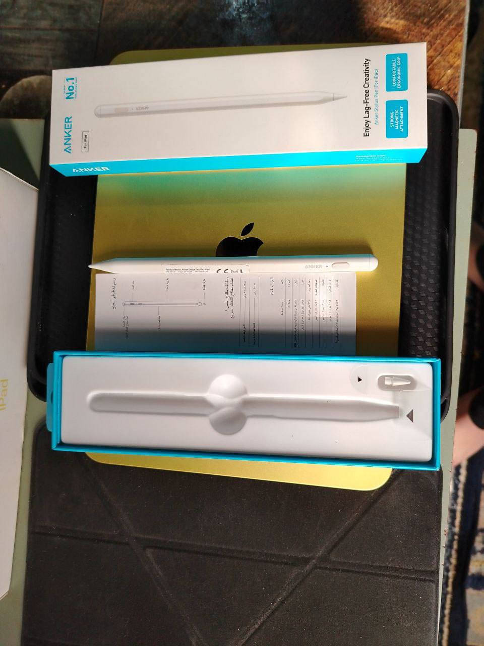 ايباد 11
السلام عليكم 
ايباد 11 (A16) للبيع 
ايباد نضيف مابي ولاشخطة  نسبة النضافة 99.9% 
 لون ذهبي 
البطارية 100  عدد دورات الشحن 52 
الملحقات
 الشاحنة الاصلية مالتة 
قلم انكر الاصلي يشبه قلم ابل طبق الاصل اخذتة 39الف 
و كفر دفتري كلش قوي و مطاط و بي وضعيات هواي افقي و عمودي 
استخدامي بي جان فقط دراسة سبب البيع محتاج فلوسة 
السعر 420 و بي مجال للشراي 
المكان نجف
الرقم ***********
