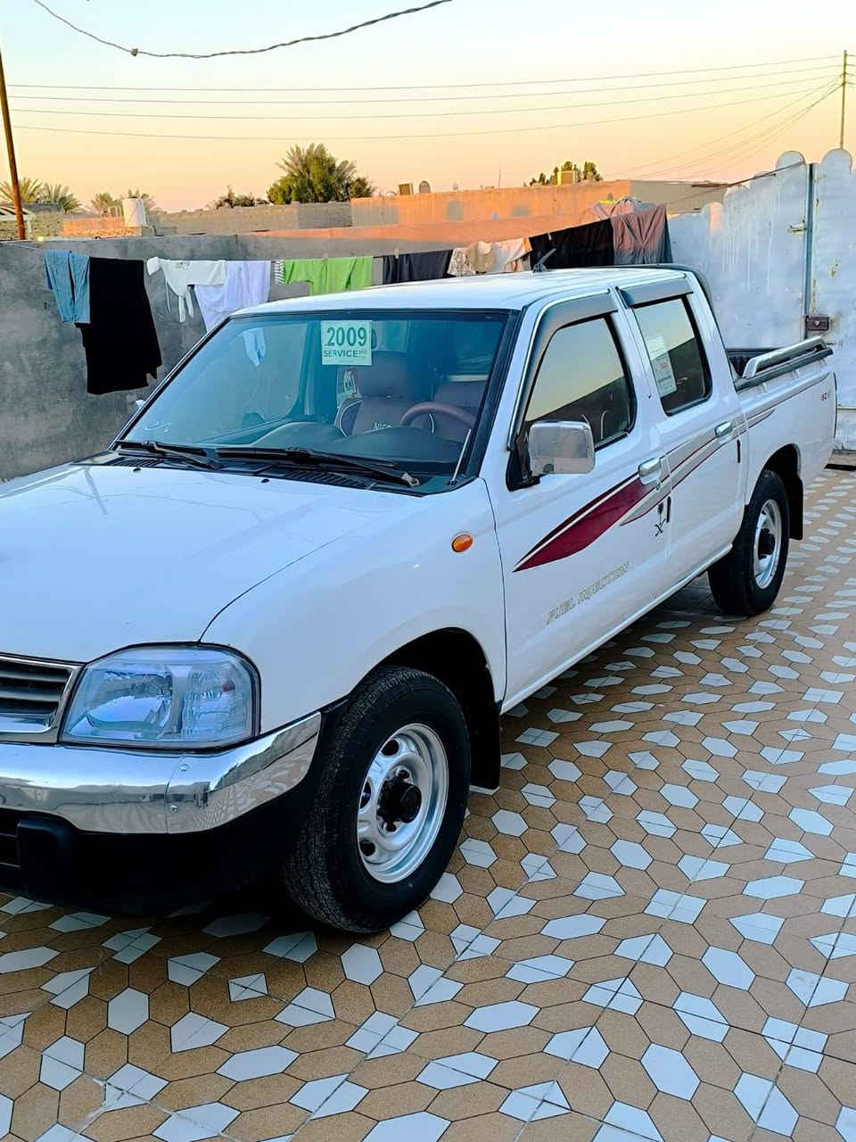 سلام عليكم بيك اب نيسان 2009ياباني سياره مكفولة وجاهزه من كل نواحي محرك كير اكسن  شرط حداديه جديده رقم ذي قار 
سنويه مجدده سعرر100وبيها مجال شراي يتصل مكلف بلنشر
‏‪0780 518 8095‬‏
