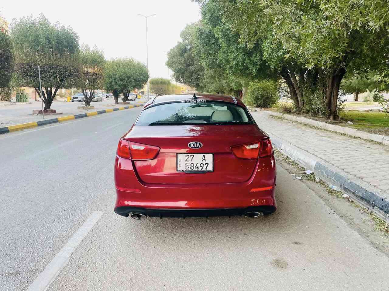 للبيع كيا اوبتيما موديل 2015 
رقم دولي جديد السنويه لغاية 2030 
وارد امريكي صور الحادث + السونار مرفق بلمنشور 
مواصفات شاشه كامره حساسات اماميه خلفيه اشاير بل مري رادار جانبي تحكم استيرن جهتين مثبت سرعه نظام اكيو كشنات كهرباء شفتات استيرن ويل كب 
تخم تاير جديد
حجم المحرك 2400 محرك وكير مكفولات  
السياره جديده وجاهزه من كلشي 
السعر107بيها مجال بسيط 
لاستفسار  ***********
عنوان السياره كربلاء المقدسة اخون مكلف بنشر بيع فقط
