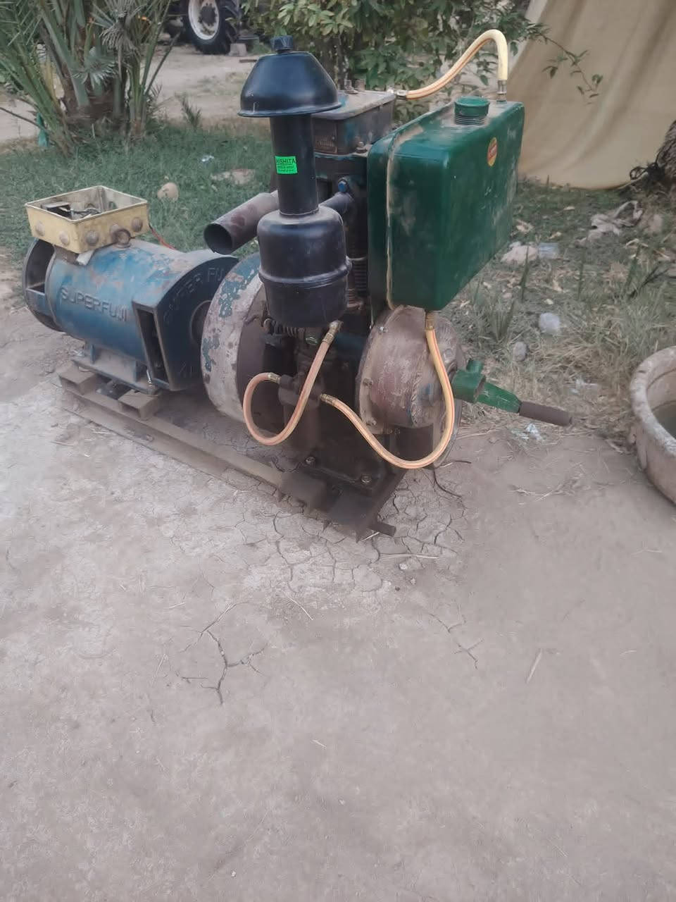 للبيع مولد هندي جديد شغل راس توليد ١٠كيفي  سعر ٤٠٠الف وبي مجال  مكان واسط الدبوني ***********/***********

