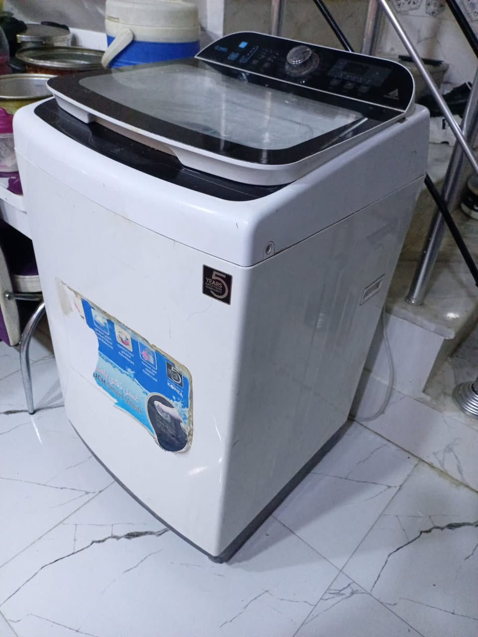 غسالة عاطلة وياها ماطور جديد سعرها 75 الف / كربلاء الاسكان العسكري ***********
