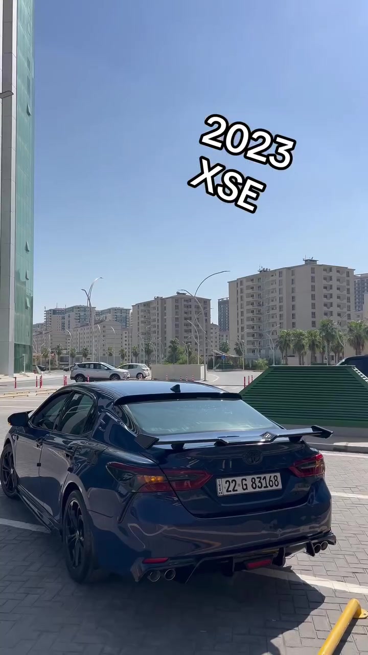 Kamry 2023 xse 
4سلندر
شاشة كبيرة 
نظام car play
206حصان 
مقاعد جلد 
كشنات هيتر 
تشغيل بالبصمة 
كاميرة خلفية 
حساسات امامية خلفية جانبي 
رادار امامي 
مثبت سرعة 
حادث السيارة 4 قطع 
بدون ايرباك 
بجم كبس
السيارة عليها كت كامل trd 
السيارة ماشية 42مايل 
مكان السيارة اربيل 
 للمعرفة تفاصيل السيارة اكثر 
اتصال واتساب ***********
