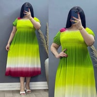 دشداشة نسائية • قماش كشمير • مقاسات 2XL–5XL