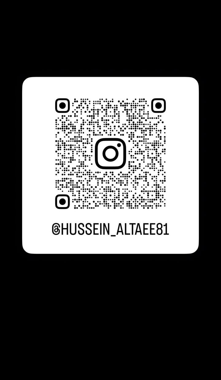 بسم الله الرحمن الرحيم  

تحية طيبة لزبائن اكسسوارات حسين الطائي 🌹  

نعتذر منكم عن التأخير خلال الفترة الماضية، وذلك بسبب ظرفٍ مؤسف.  😔

ونحب نبلغكم بأنه تم إنشاء صفحاتنا الرسمية على التيك توك والإنستغرام، حتى نوثق كل جديد يصلنا أولاً بأول، بالإضافة إلى تقديم عروض أسبوعية تليق بكم وبثقتكم الغالية ❤️  

يشرفنا دعمكم ومتابعتكم للصفحات المرفقة في الأسفل 🙏  

📍 زورونا في موقعنا:  
سوق المحاويل – شارع الجمهوري – مقابل دكتور عامر مكطوف


**إذا كنت صاحب هذا الإعلان وتريد حذفه لأي سبب، رجاءا أرسل رسالة إلى الدعم الفني**