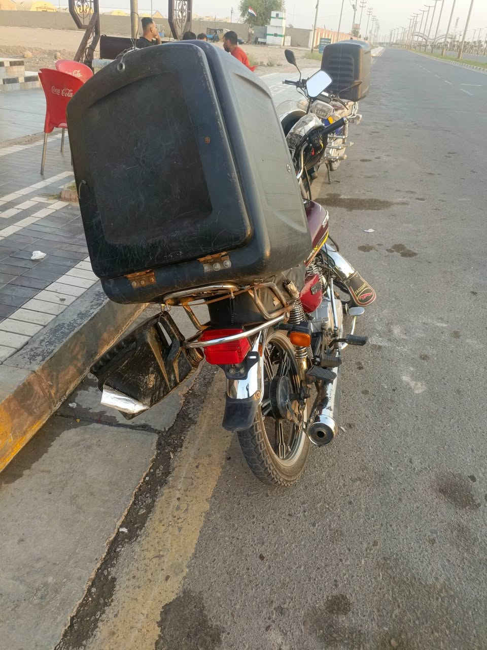 دراجه للبيع موديل 22 السعر 525 وبي مجال شي قليل الماطور مثل ماموضح بصورة مكاني الكرمه ***********
