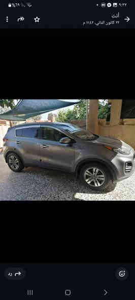 سبورتج 17 أمريكي حادث كلش بسيط في باب الجنطه رقم بغداد وماشيه ١٠٠ الف ميل وكلها ليبل واحد وكلشي بيها عل وظع الشركه اني مستوردها ومصلحها ومرقمهامواصفات فور ويل محرك ٢٤٠٠ مانع انزلاق مانع انحدار كامره دوارهرادار وتحكم ستيرن جهتين اوفر السعر ١٨٠ وبيها ***********مجال
