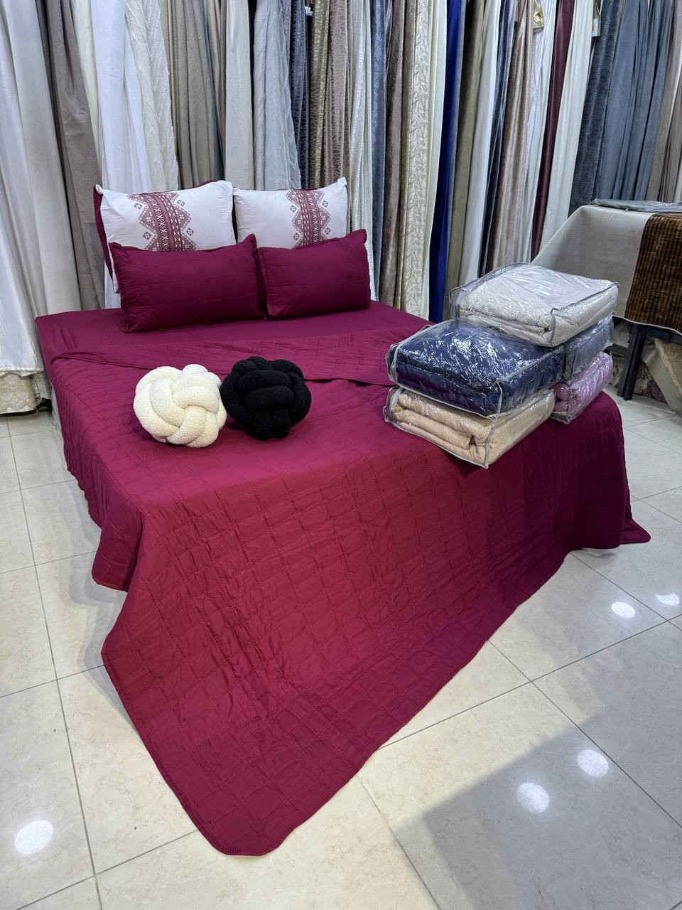 جمالها مُحال, وحُسنها خيال..

برونقها تحدثت الأجيال, عن روعةٍ فاقت ما قيل 

بالأمثال..

جديد مفروشات ام عبدالله 🔥
سيت غطوه نفرين  /6..قطع
نوع القماش/ قماش قطني بارد صيفي 
السعر/ 23 الف✅
قياس الغطوه🔺220*240🔺
شرشف/180*200+25
وجه مخده ديجتال /2
وجه مخده مخيط/2
توصيل داخل بغداد ٥ الاف


**إذا كنت صاحب هذا الإعلان وتريد حذفه لأي سبب، رجاءا أرسل رسالة إلى الدعم الفني**