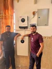 منظومة شمسية • باتري ليثيوم • ألواح ٦٢٠ واط