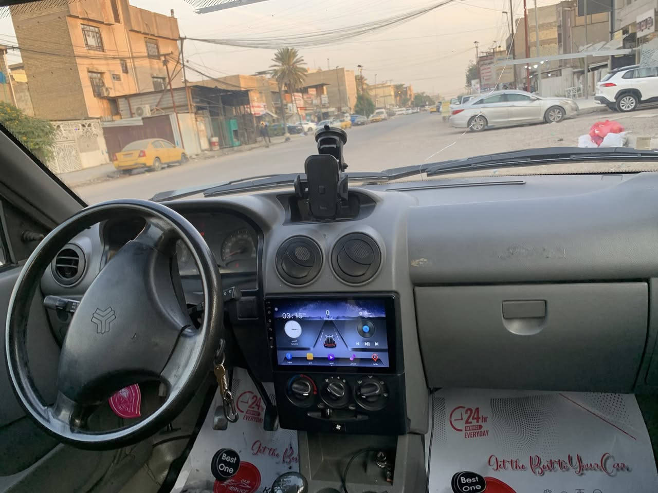 سايبا 18 لبيع مكاني شارع فلسطين شواصي مكفوله ما بيها لا ضربه ولا صبغ  تبريد شغالل جديد فقط مكينه بيها تنقيص لا تبخير من القطره ولا القبغ  دواخلها حلوه شاشه اندرويد شادلها ب48 وبيها مجال ***********
