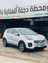 للبيع سبورتج 2018  حادث جاملغ امامي ايسر فقط ولباقي كفاله عامه  ماشيه ...