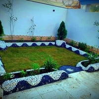تنسيق حدائق • ممرات حجرية • جلسات خارجية