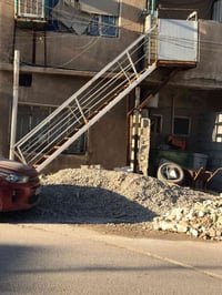 درج حديد • محجر طرفين