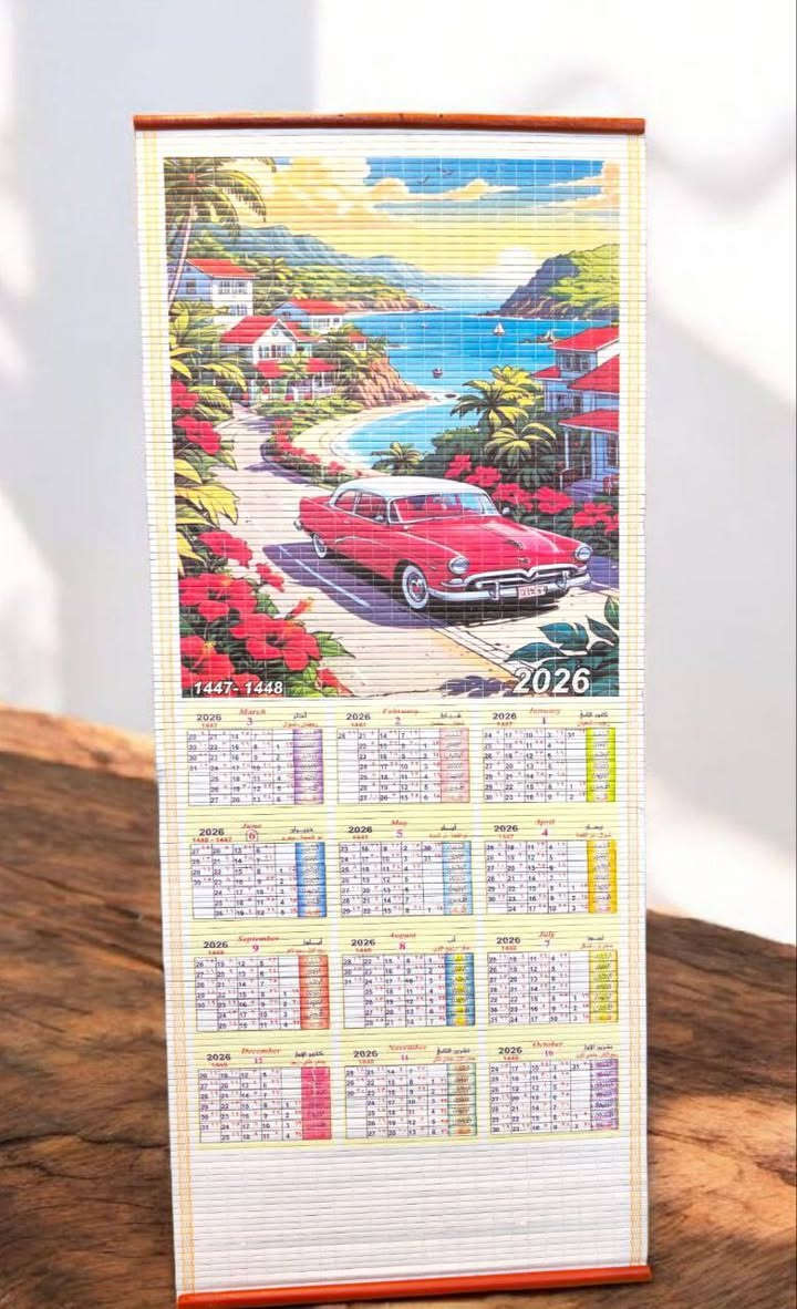 توفر لدينا  #مكتبة_المستقبل_للاستنساخ_والطباعه  حصرا 
 تقويم📆 2026
بأشكال مختلفه ومنوعه 
مناظر طبيعية + ايات قرانيه 
#العنوان_المسيب_تقاطع_شارع
 المستشفى مجمع الملاك الطبي 
***********
