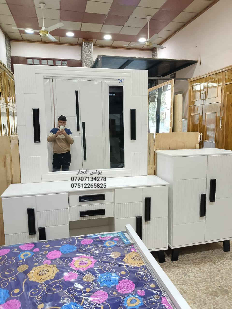 بالتقسيط 〽️  بالتقسيط  〽️  بالتقسيط
◾ غرف نوم أحدث ال فصالات بالتقسيط لمده 18 شهر وبد
بالتقسيط 〽️  بالتقسيط  〽️  بالتقسيط
◾ غرف نوم أحدث ال فصالات بالتقسيط لمده 18 شهر وبدون مقدمه ويوجد لدينا أيضا فصالات حسب الطلب وايضا فصالات تركية حديثة شغل عراقي درجة أولى )

◾طريقة البيع بل تقسيط اذا عندك موضف متقاعد  منتسب  اوكفيل  على مصرف الرافدين ابيعك اقساط مدة 18شهر بدون مقدمة الاستقطاع يكون يدوي او الكتروني على رغبه الزبون 

#العنوان الموصل - الجانب الايمن - الصناعة القديمة مقابل ميزان البيادر *

#عدنا توصيل لجميع المناطق.. القرى.. النواحي.. المحافظات
ملاحظه مهمه يوجد لدينا خدمه استبدال الغرف المستعلمه بغرفه جديده والاتفاق على الفرق 

🌀تواصل معنا... الاتصال او المراسلة عل واتساب عل هذه الأرقام انطيك كافة التفاصيل) 
(***********) واتساب 
 (***********) واتساب
