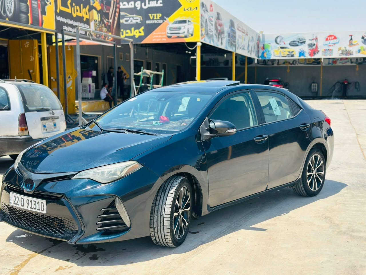 كورلا ٢٠١٩ وارد أمريكي
فئة xse 
بصمه بانوراما كشنات جلد واعلى المواصفات 
الضرر صبغ أربعة ابواب صبع مع الداير الخلفي جهة النفر .. 
السعر ١٢٥ $ 
رقم الهاتف ***********
